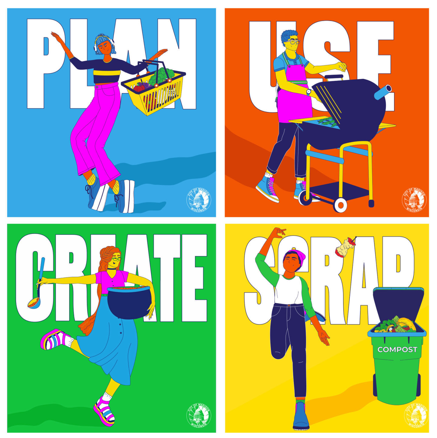 Plan, Use, Create, Scrap